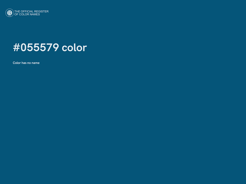 #055579 color image