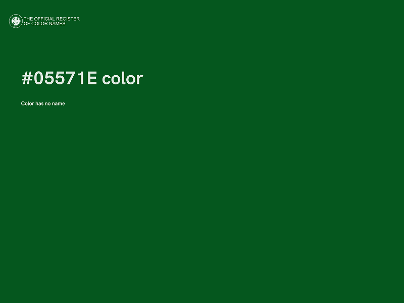 #05571E color image