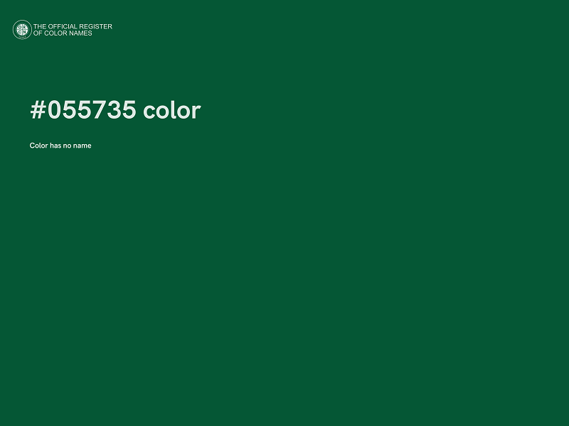 #055735 color image