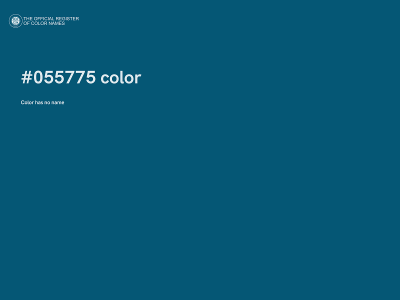 #055775 color image
