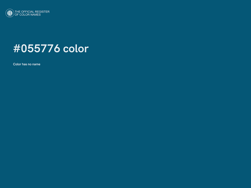 #055776 color image