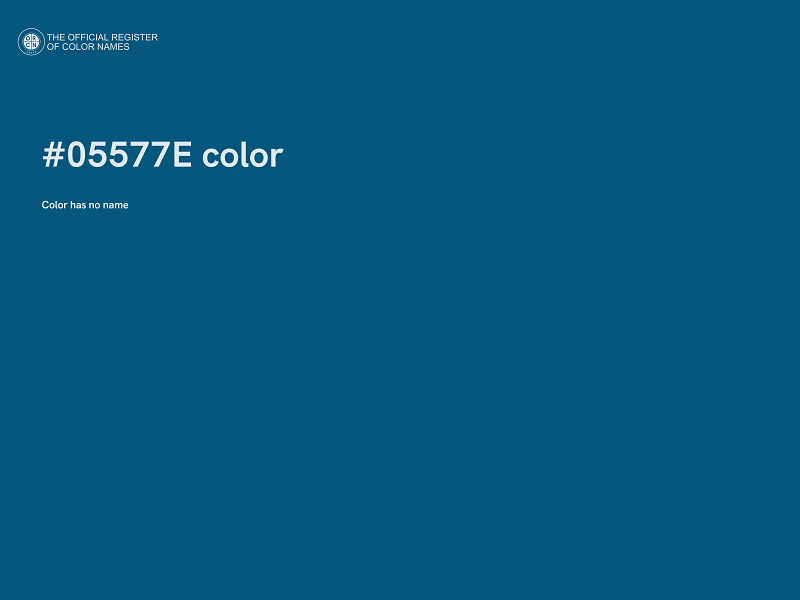 #05577E color image