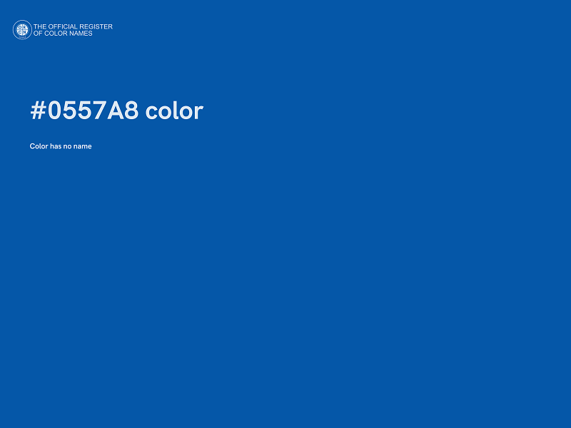 #0557A8 color image