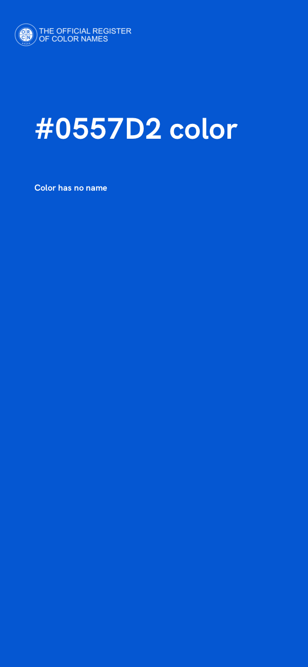 #0557D2 color image