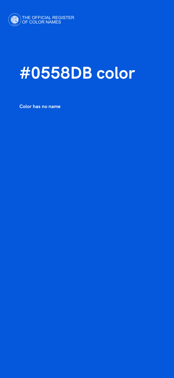 #0558DB color image