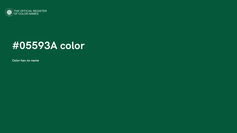 #05593A color image