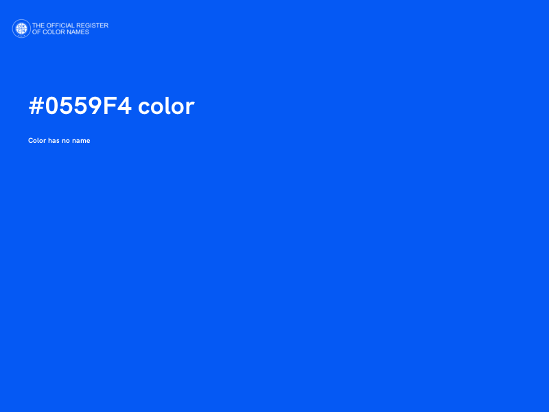 #0559F4 color image