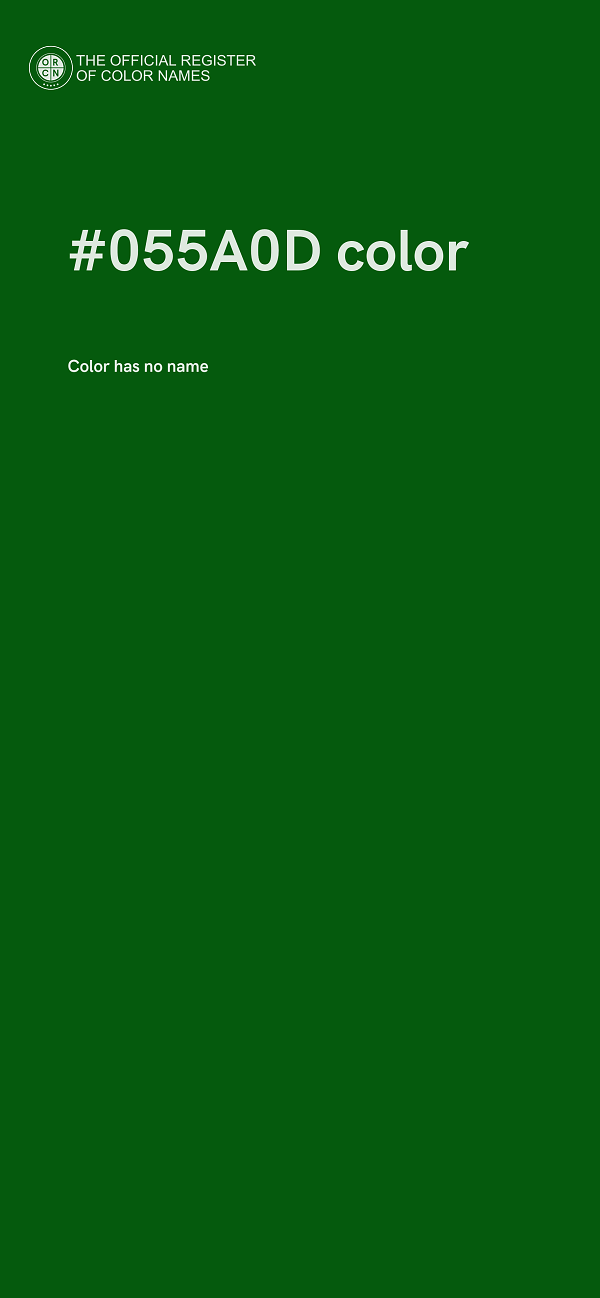 #055A0D color image