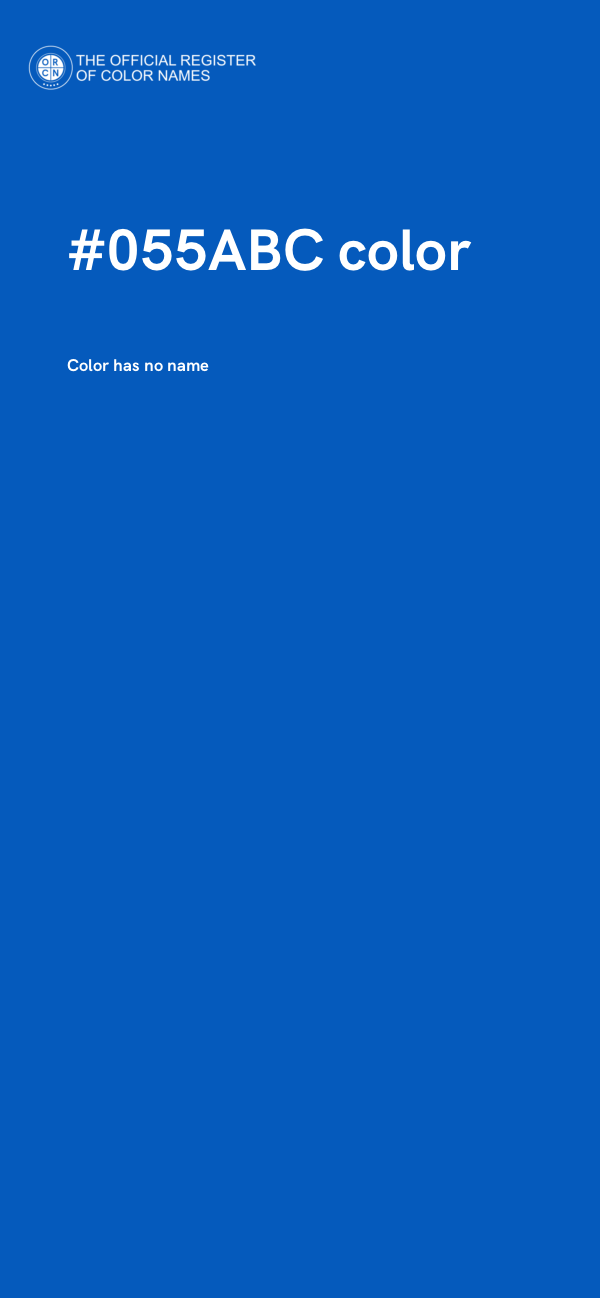 #055ABC color image