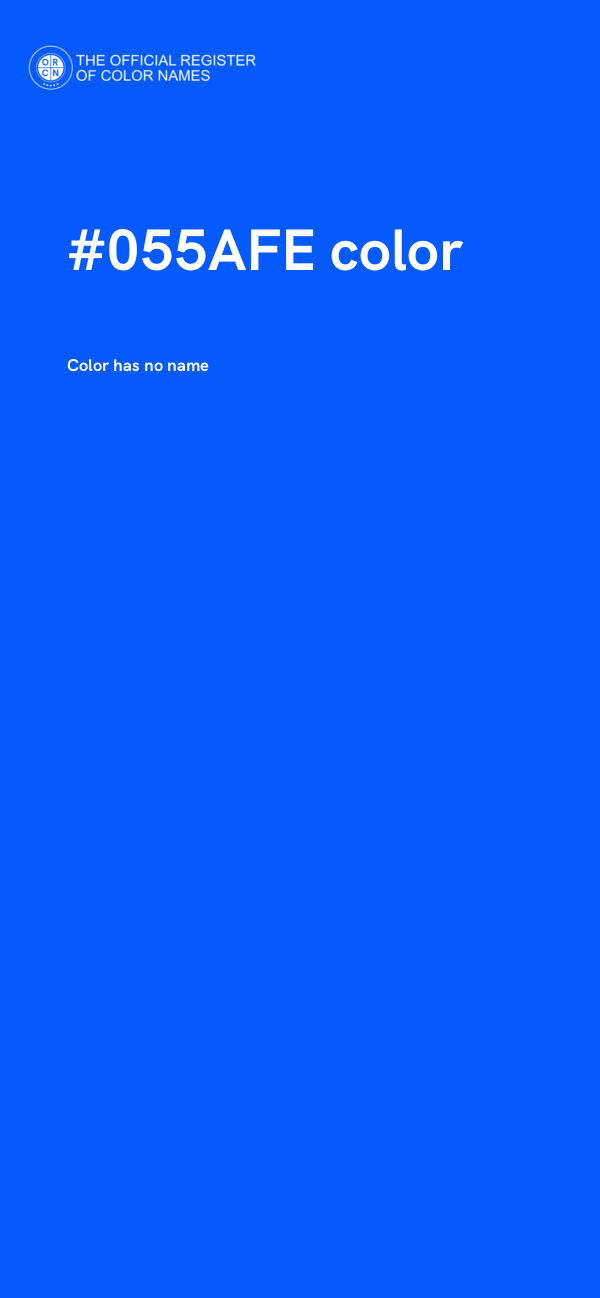 #055AFE color image
