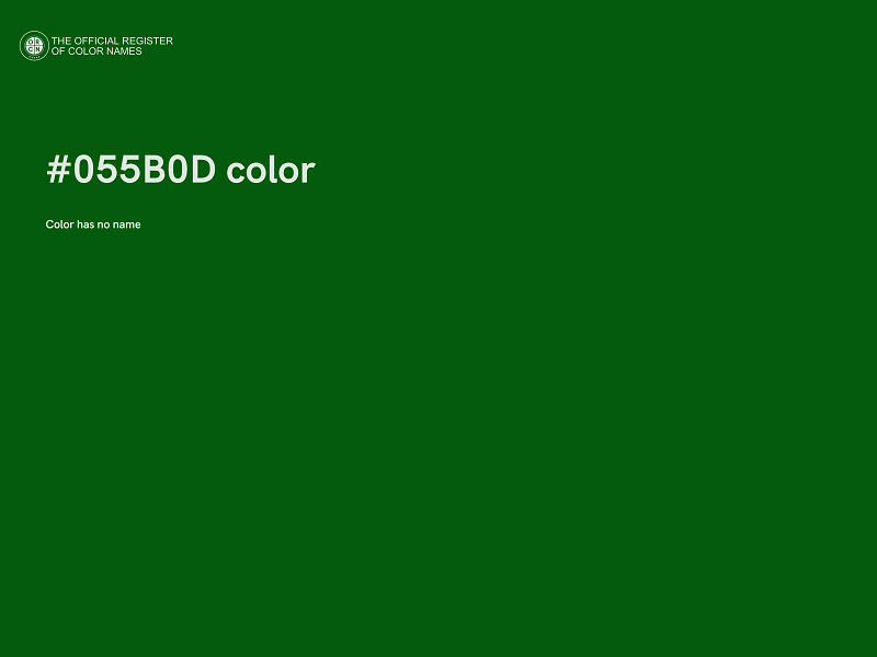 #055B0D color image