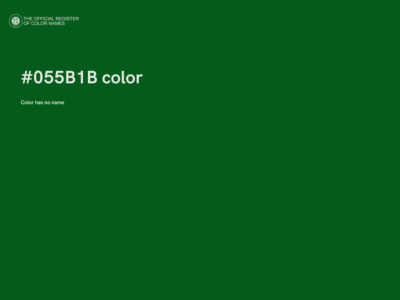 #055B1B color image