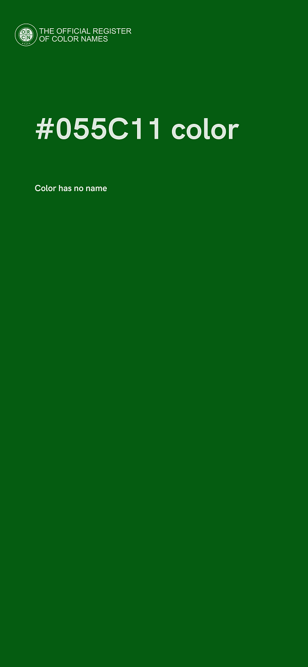 #055C11 color image