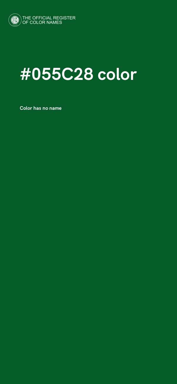 #055C28 color image