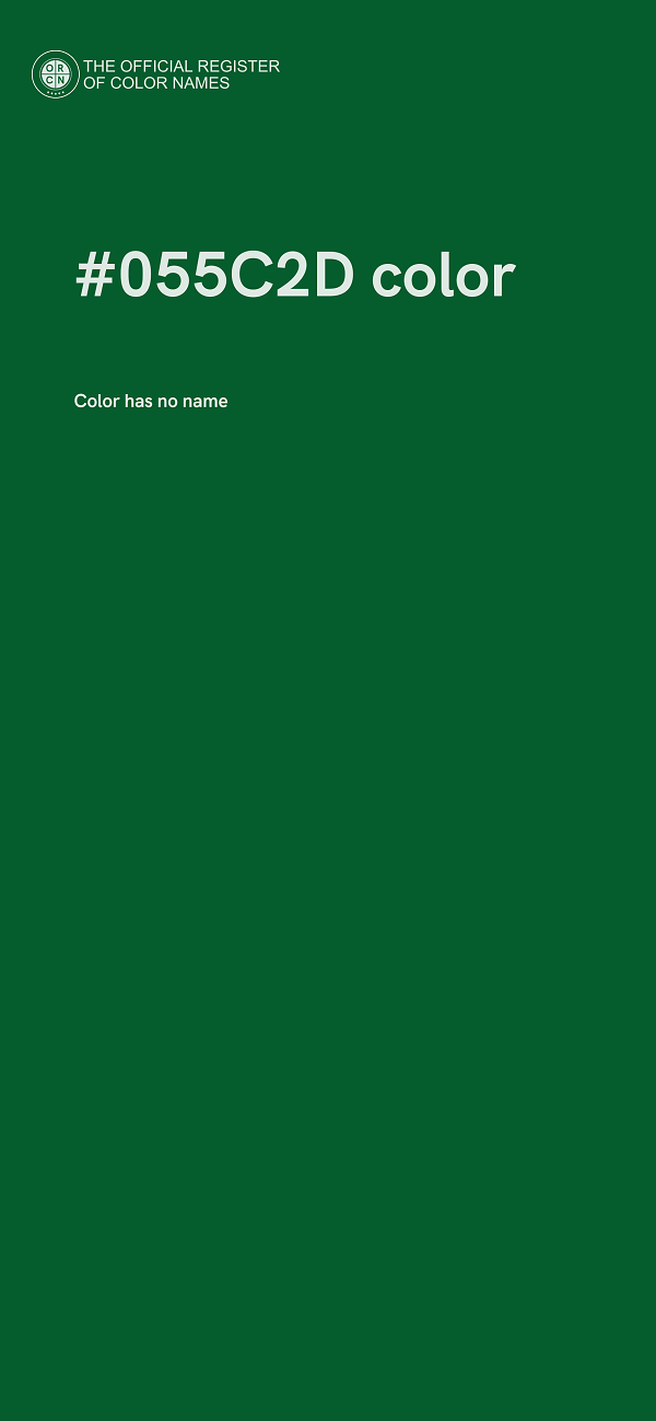 #055C2D color image