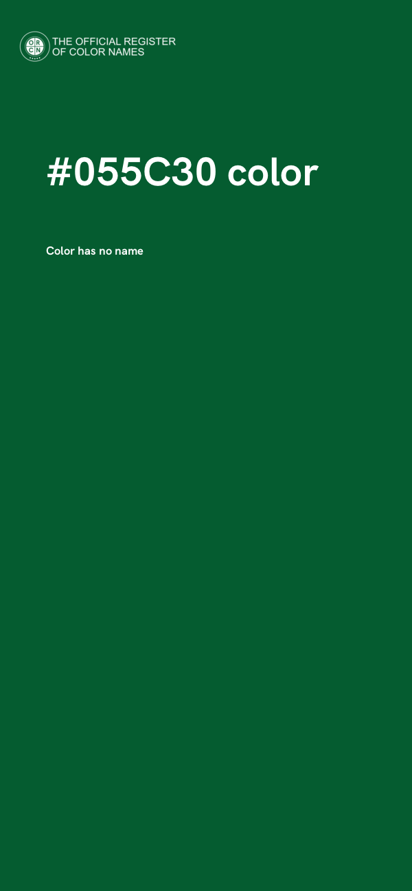 #055C30 color image