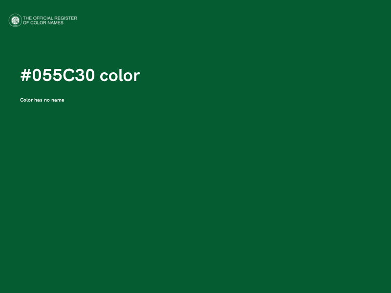 #055C30 color image