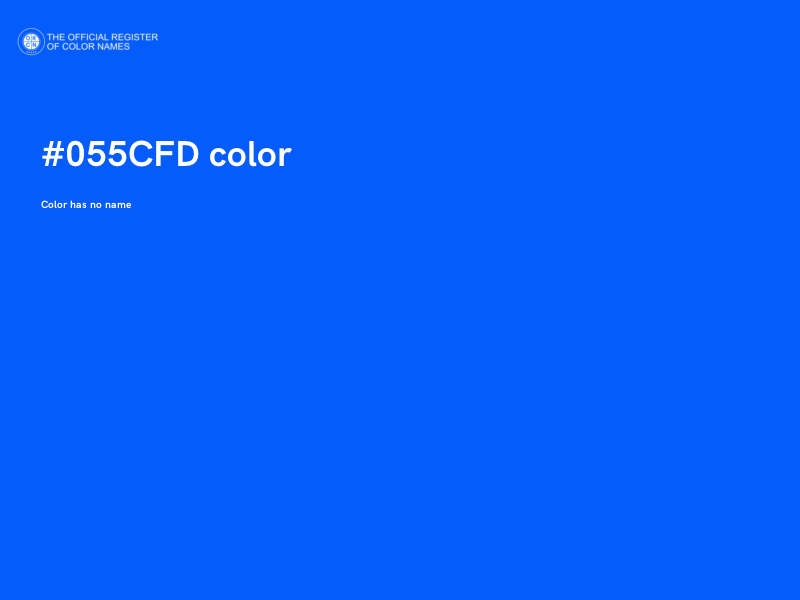 #055CFD color image