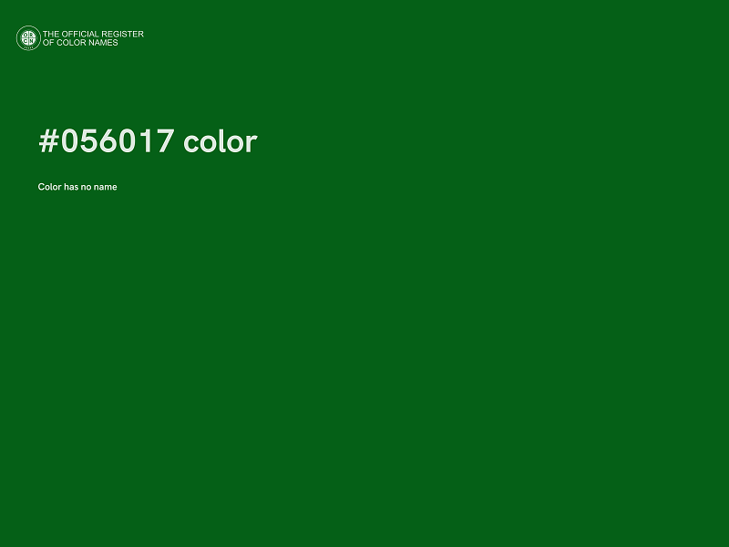 #056017 color image