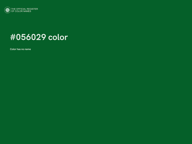 #056029 color image