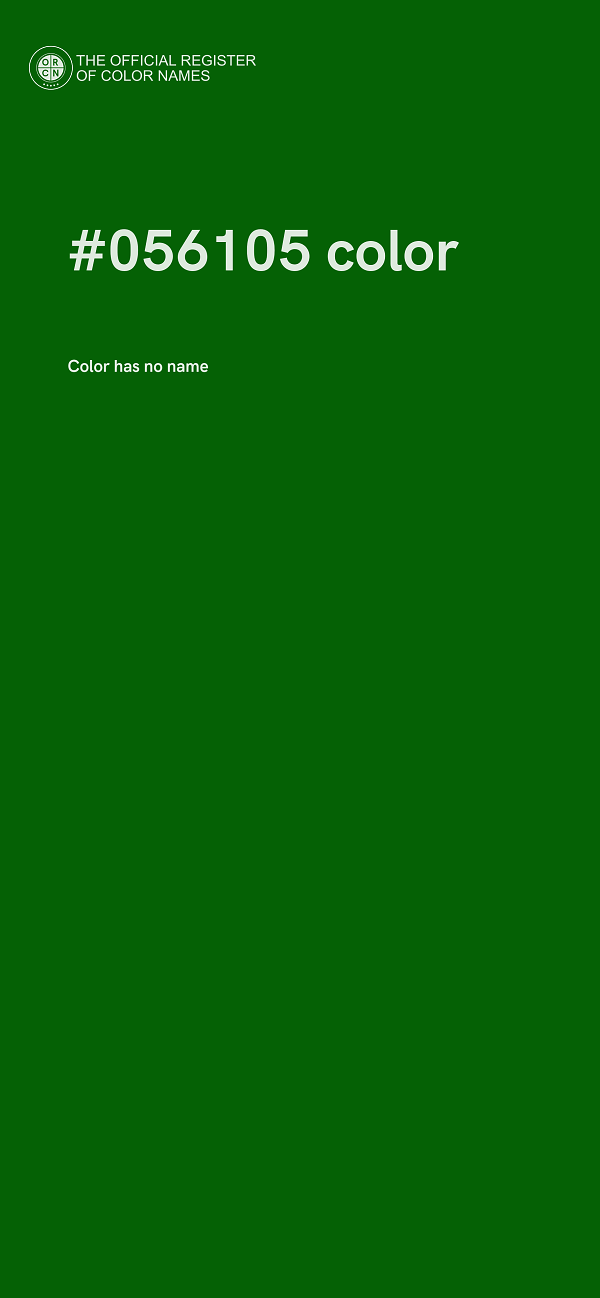 #056105 color image