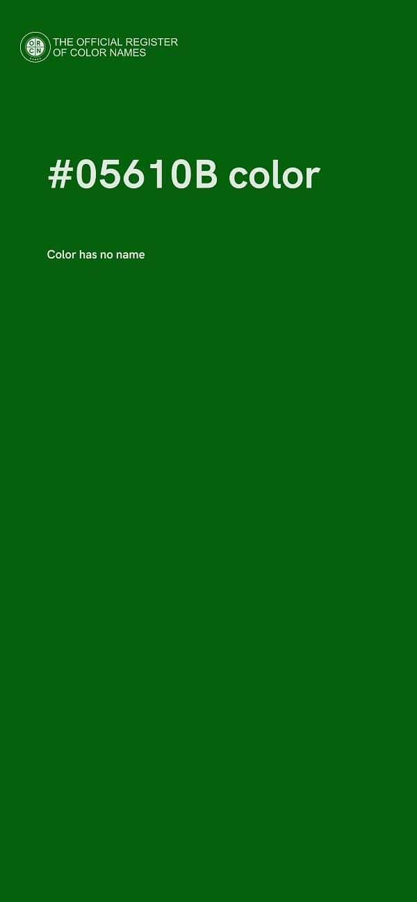 #05610B color image