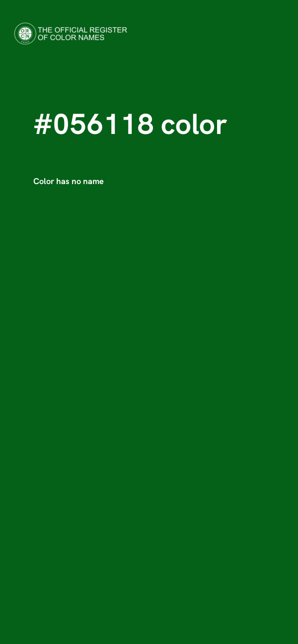 #056118 color image