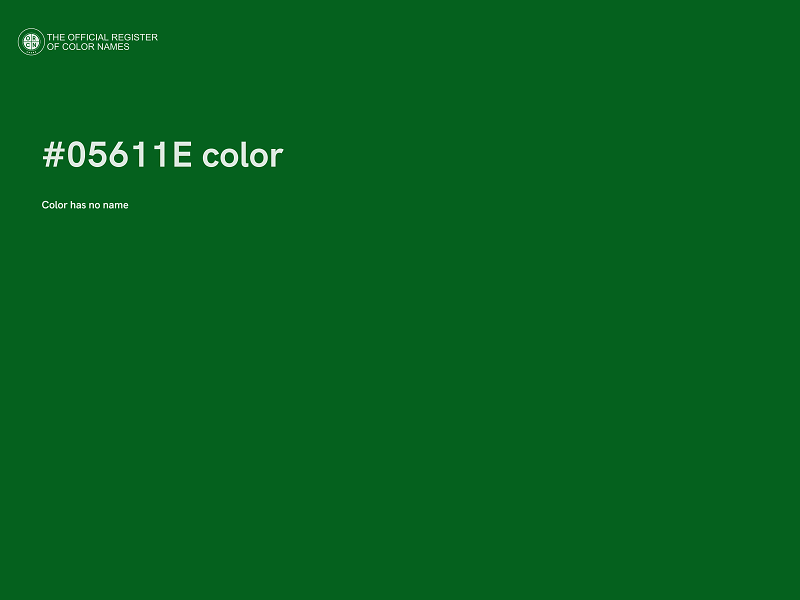 #05611E color image