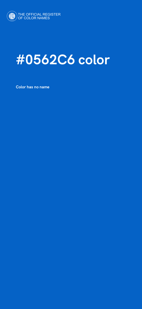 #0562C6 color image