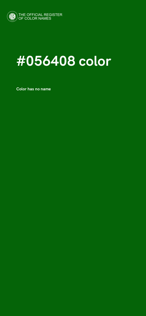 #056408 color image