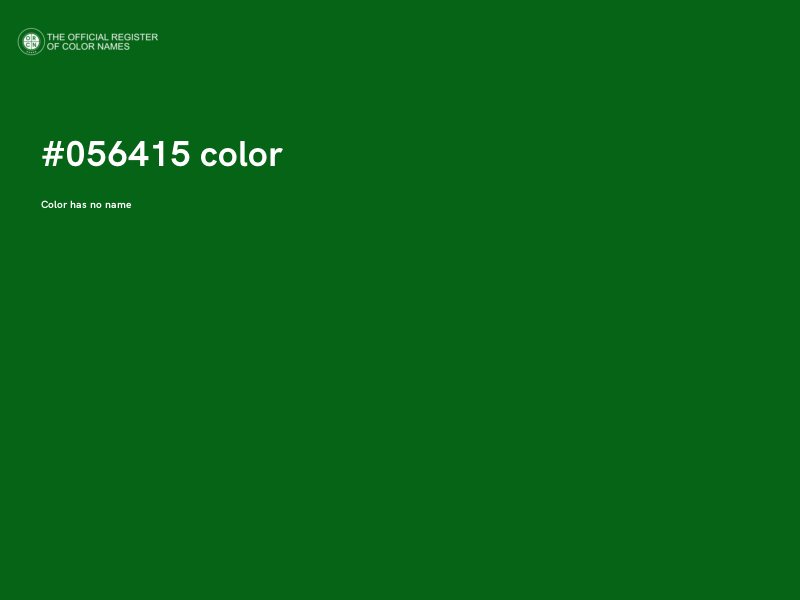 #056415 color image