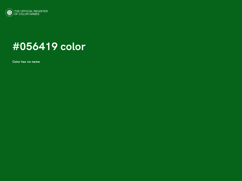 #056419 color image