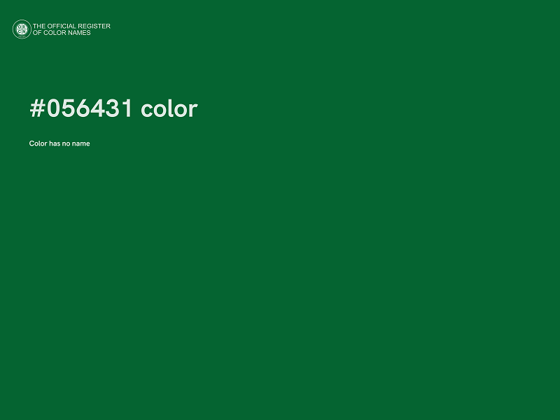 #056431 color image