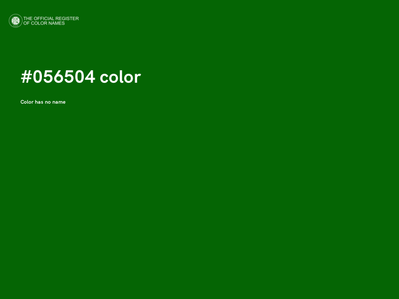 #056504 color image