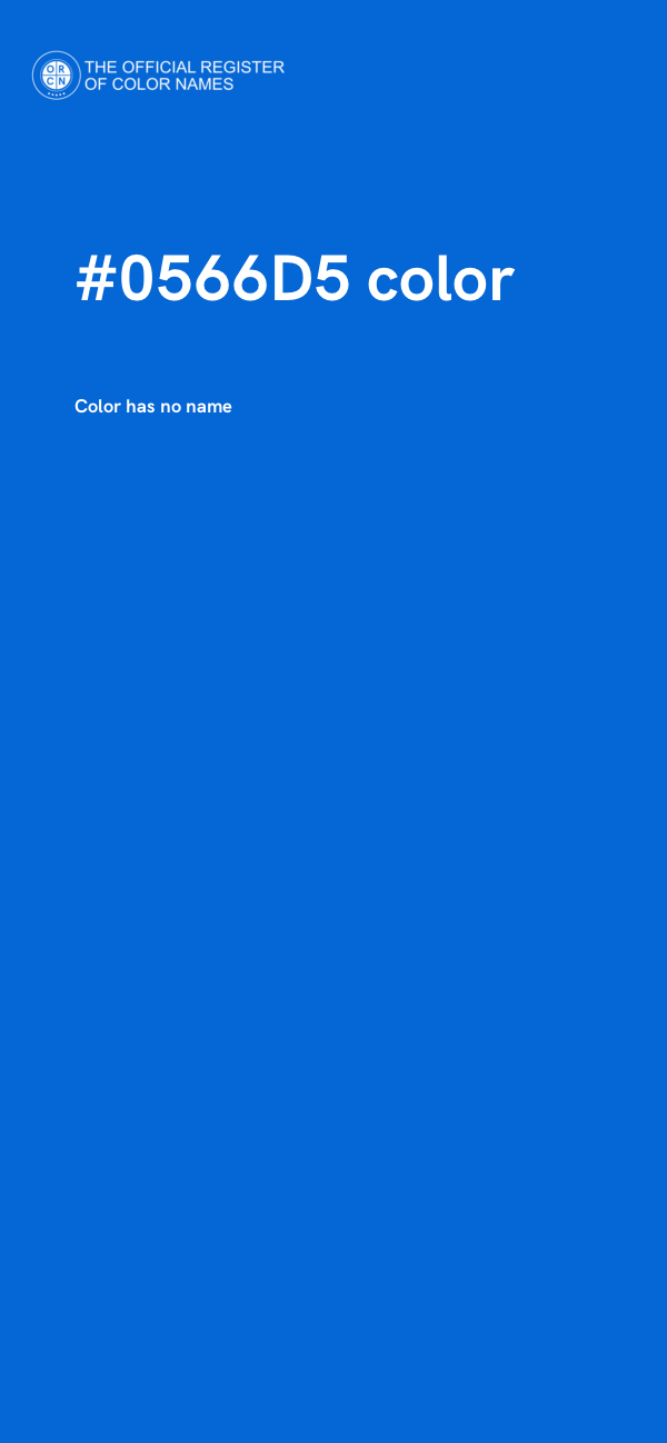 #0566D5 color image