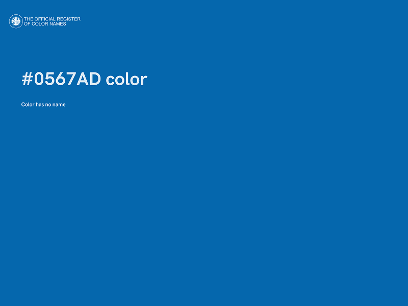 #0567AD color image
