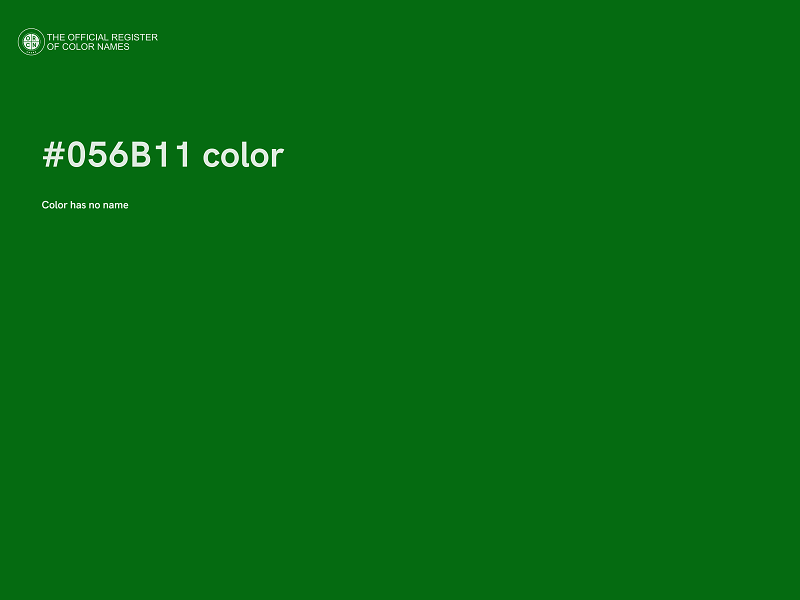 #056B11 color image
