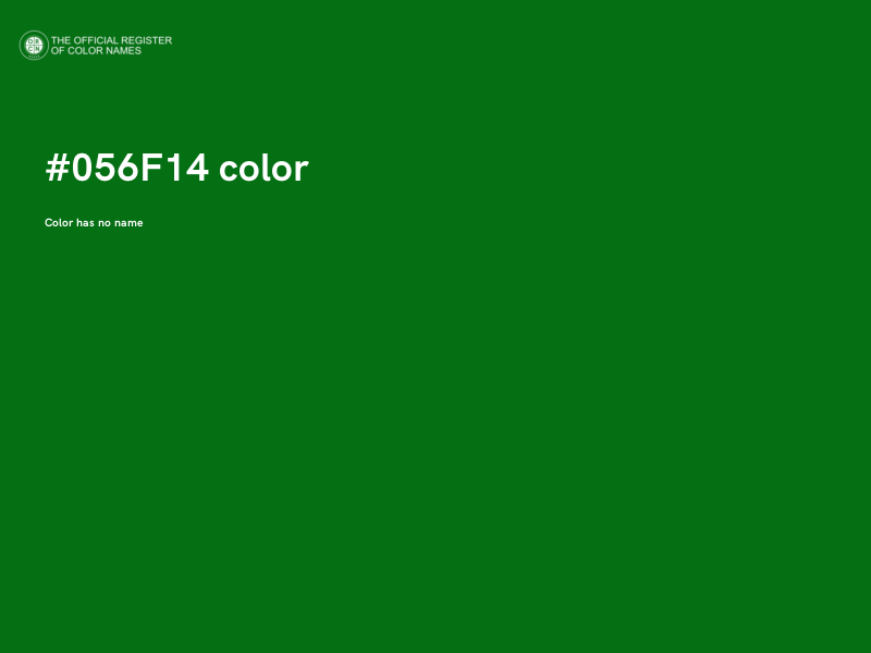 #056F14 color image