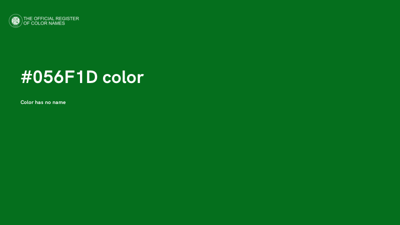 #056F1D color image