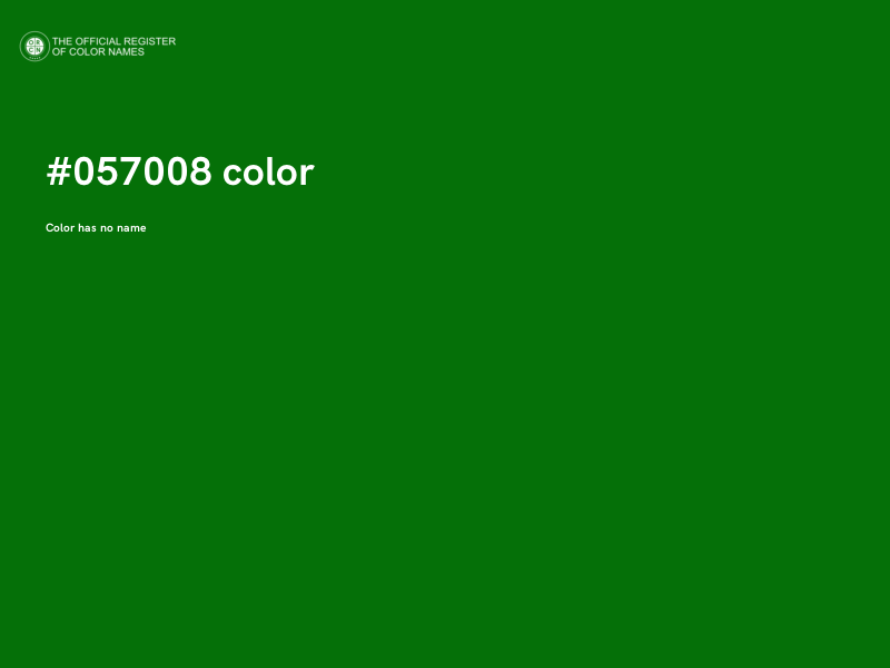 #057008 color image