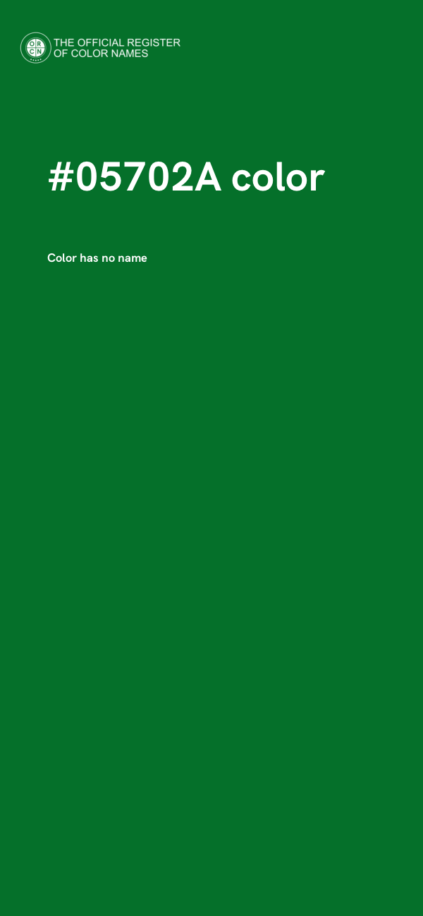 #05702A color image