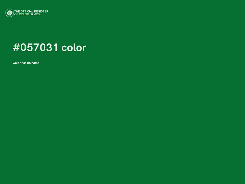 #057031 color image