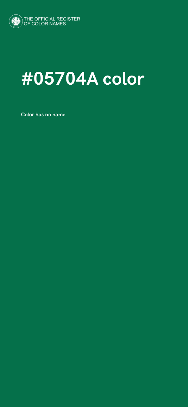 #05704A color image