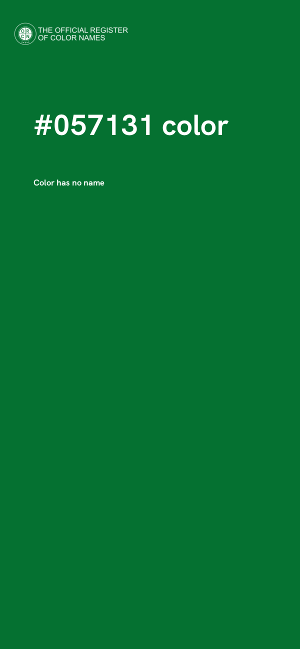 #057131 color image