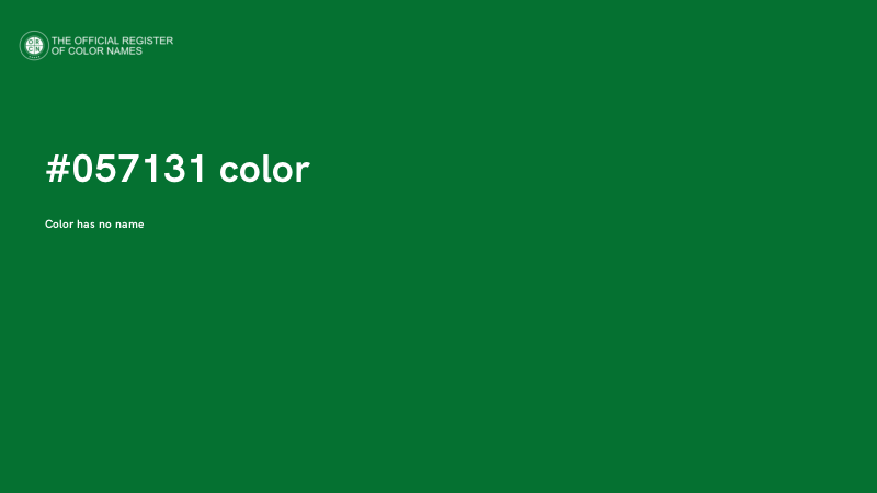 #057131 color image