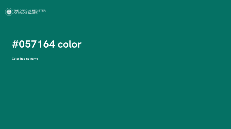 #057164 color image