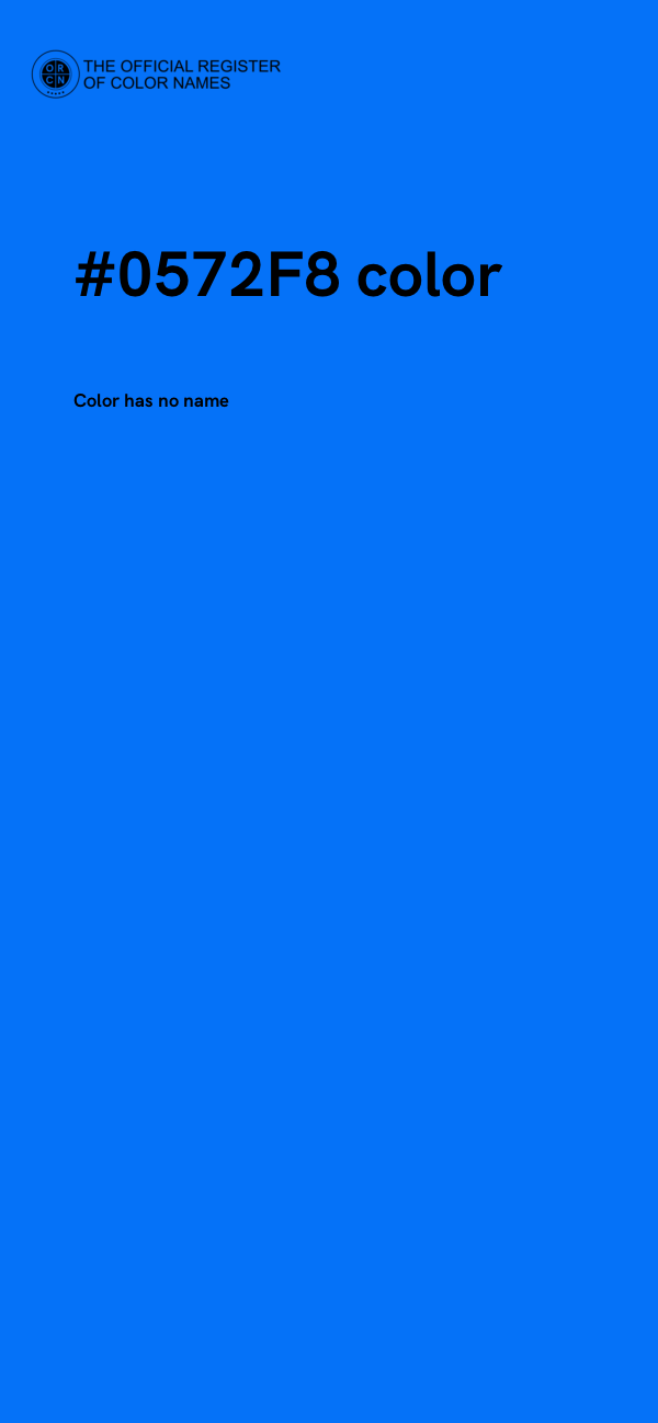 #0572F8 color image