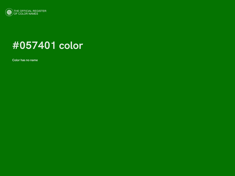 #057401 color image