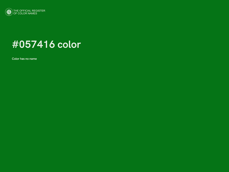 #057416 color image