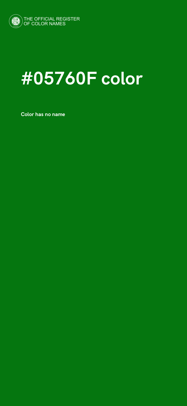 #05760F color image